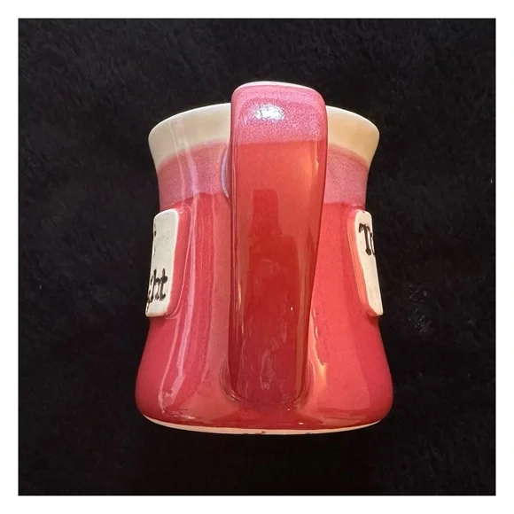 Vintage “Tonight / Not Tonight” Reversible Pottery Coffee Mug. - Picture 5 of 9